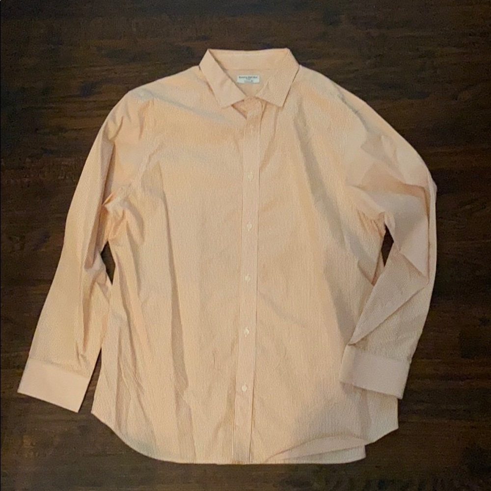 Banana Republic Dress Shirt XXL 18-18 1/2 Orange